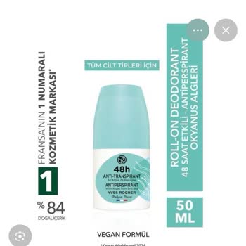 Yves Rocher Deodorantı Kullanımından Sonra Şiddetli Alerjik Reaksiyon