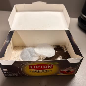 Patlak Ve Yırtık Poşetli Lipton Earl Grey Çayda Hijyen Sorunu