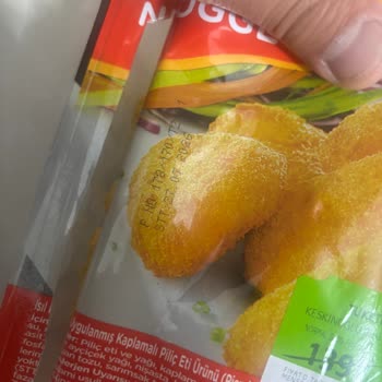 Küflü Migros Keskinoğlu Piliç Nugget Ürünü İçin Gıda Güvenliği Ve İade Talebi