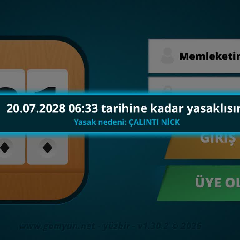 Çalıntı Nick İddiası Nedeniyle Verilen Haksız Yasaklamaya İtiraz