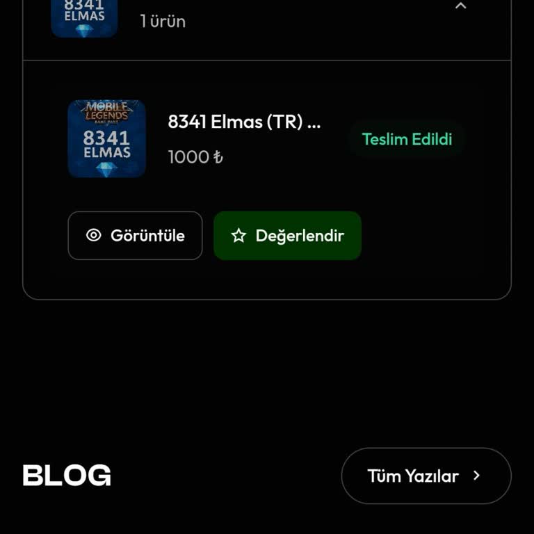 1000 TL'lik Elmas Alımında Çoğu Elmas Yüklenmedi Ve İade Talebi