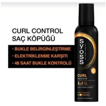 Syoss Curl Control Yeni Formül Saçta Sertlik Ve Yapışkanlık Yarattı