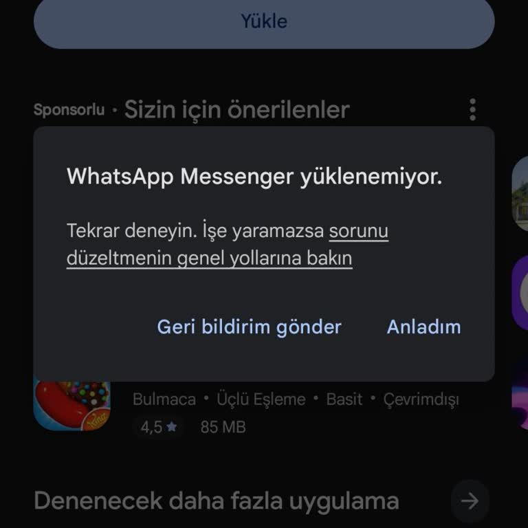 WhatsApp Yüklenemiyor: Samsung S24 Plus’ta Google Play Store Sorunu