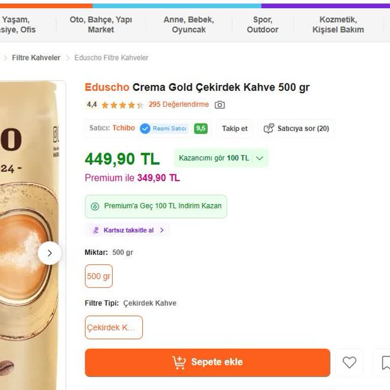 Hepsiburada Premium İndirimi Sepette Uygulanmıyor