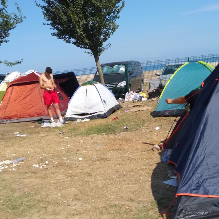 Kefken Cebeci Çadır Kampında WC Ve Duş Eksikliği, Gürültü Ve Düzen Sorunları