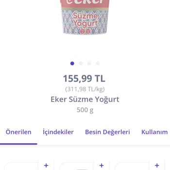 Getir’de Yanıltıcı Görseller 900 Gram Yoğurt Yerine 500 Gram Gönderdi
