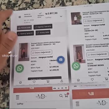Meysadesign Eksik Ürün Gönderimi