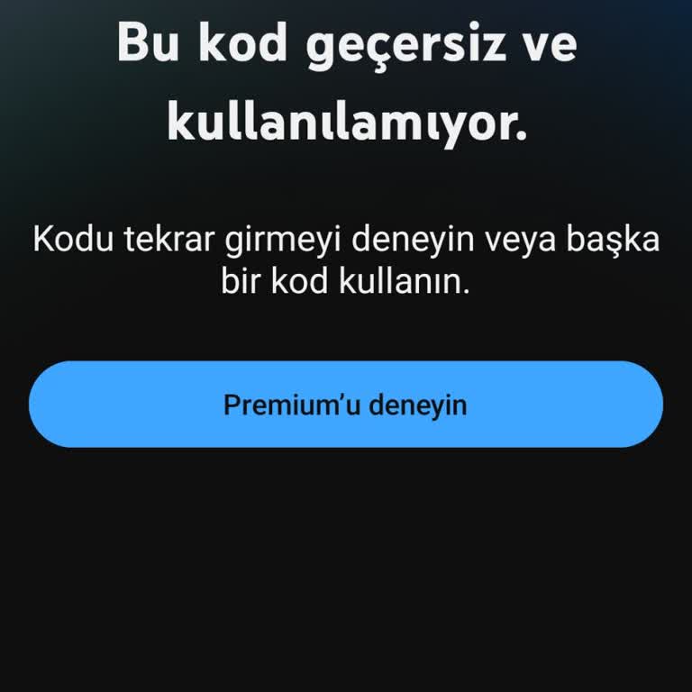 Değerli 20 Tarifesinde YouTube Premium Kampanyası Kodu Geçersiz