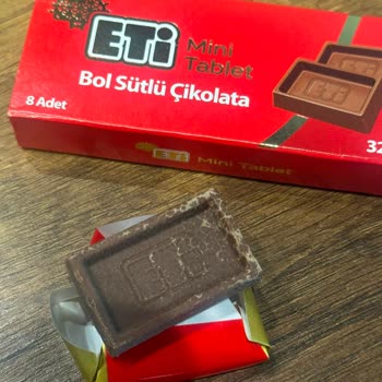 Eti Mini Tablet Bol Sütlü Çikolata Üzerinde Beyazlama Gözlemlendi
