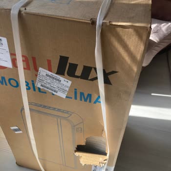 Hasarlı Koliyle Teslim Edilen Mobil Klima İçin Hemen Değişim Talebi