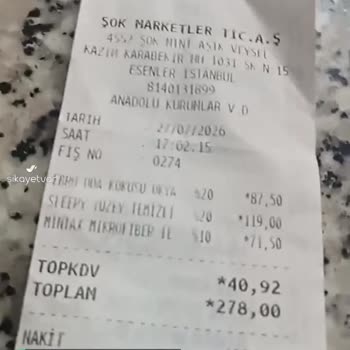 Şok Marketler Kasiyer Hırsız Muamelesi Yaptı!