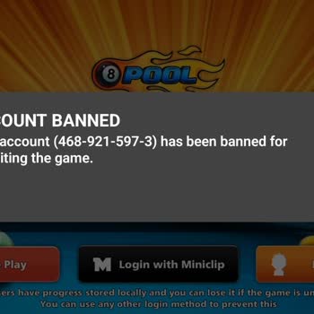 8 Ball Pool Banned My Account Without Explanation, Need Recovery