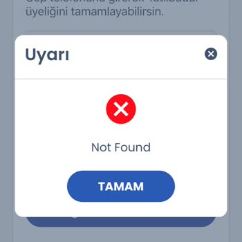 Telefon Doğrulama Kodu Gelmiyor Ve Üyelik İşlemi Tamamlanamıyor