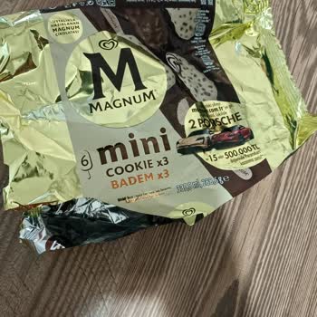 Magnum Mini Cookie X3 Badem Paketinde Bir Ürün Eksik Çıktı