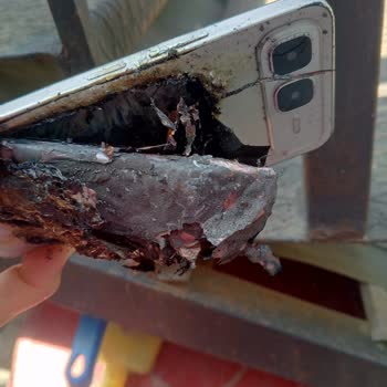 İnfinix Telefonunun Patlayan Bataryası Ev Yangınına Sebep Oldu