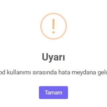 Promosyon Kodu Uygulandı Fakat Ödeme Aşamasında Hata Çıktı