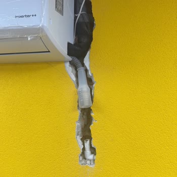Montajda Duvarın İçine Moloz Doldurulması Ve Klima Kasasının Hasarı Ücretsiz Değişim Talebi