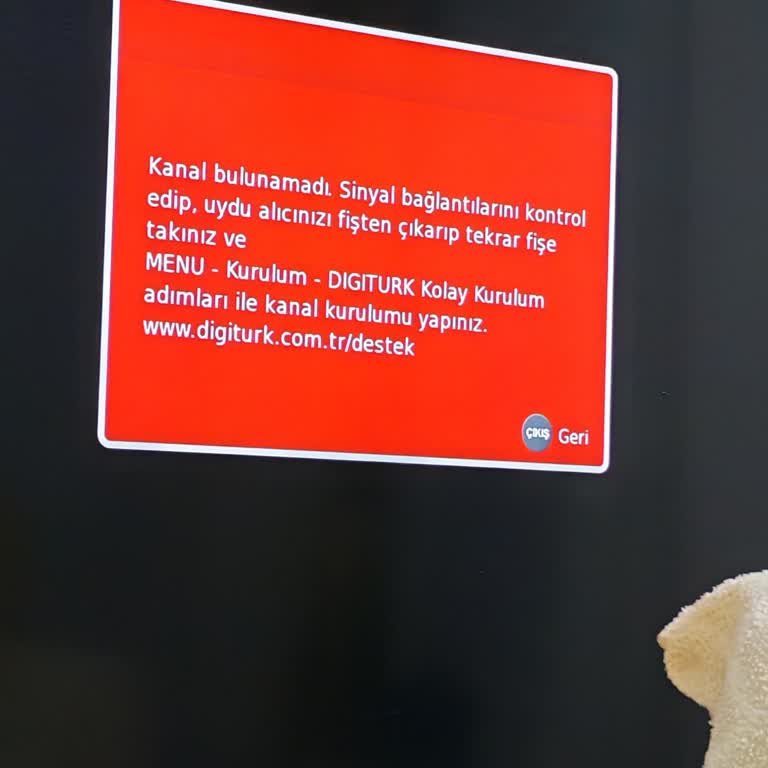 Sürekli Sinyal Kesintisi Ve Kanal Bulunamadı Şikayeti