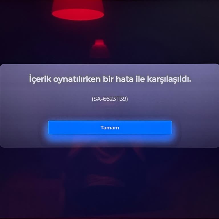 TV Uygulamasında İçerik Oynatım Hatası Ve Destek Sorunu
