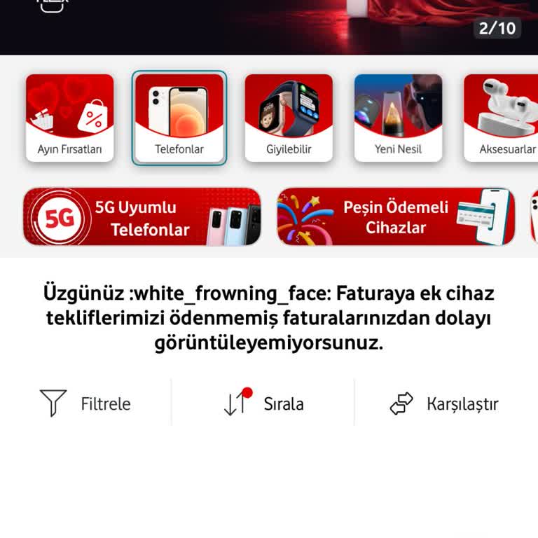 Ödenmemiş Fatura Uyarısı Yanlışlıkla Flex Cihaz Tekliflerini Engelliyor