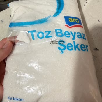 Aro Metro Grosmarket Şekerinde Açılmamış Pakette Yabancı Maddeler