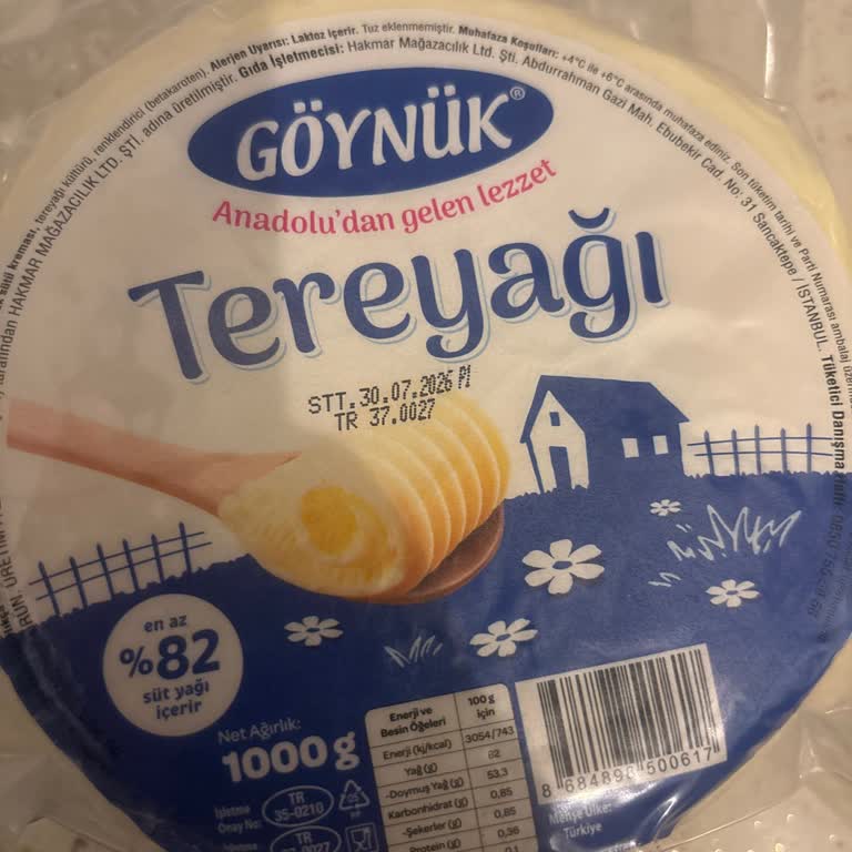 İki Gün Kalan Tereyağı Raflarda Satılıyor