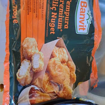 Banvit Tempura Premium Piliç Nugget’te Mavi Plastik Parçalar Çıktı Gıda Güvenliği İhlali