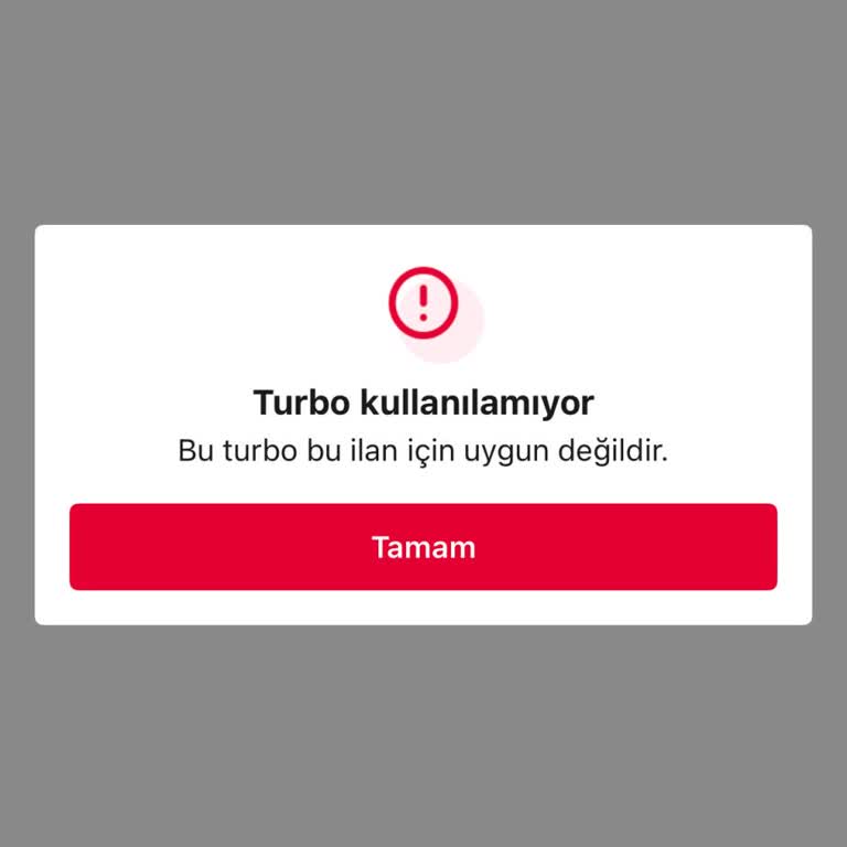Vitrin Paketi Aktif Değil, Turbo Hatası Ve Destek Yanıtı Yok