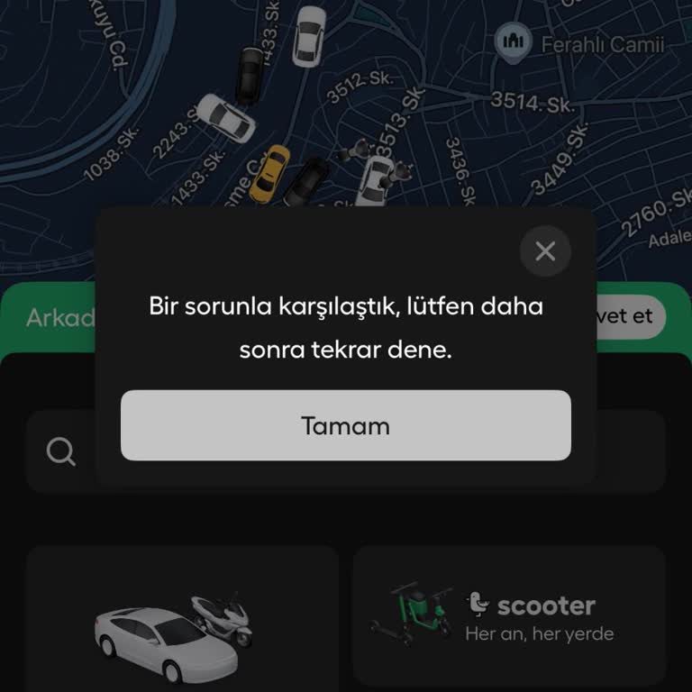 Martı Hesabım Üç Aylık Süreyle Yolculuk Başlatılamıyor
