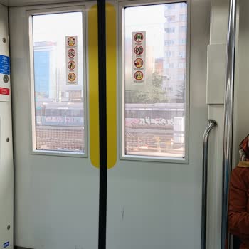 Marmaray Cam Etiketleri Ayakta Yolcuların Manzarasını Kısıtlıyor