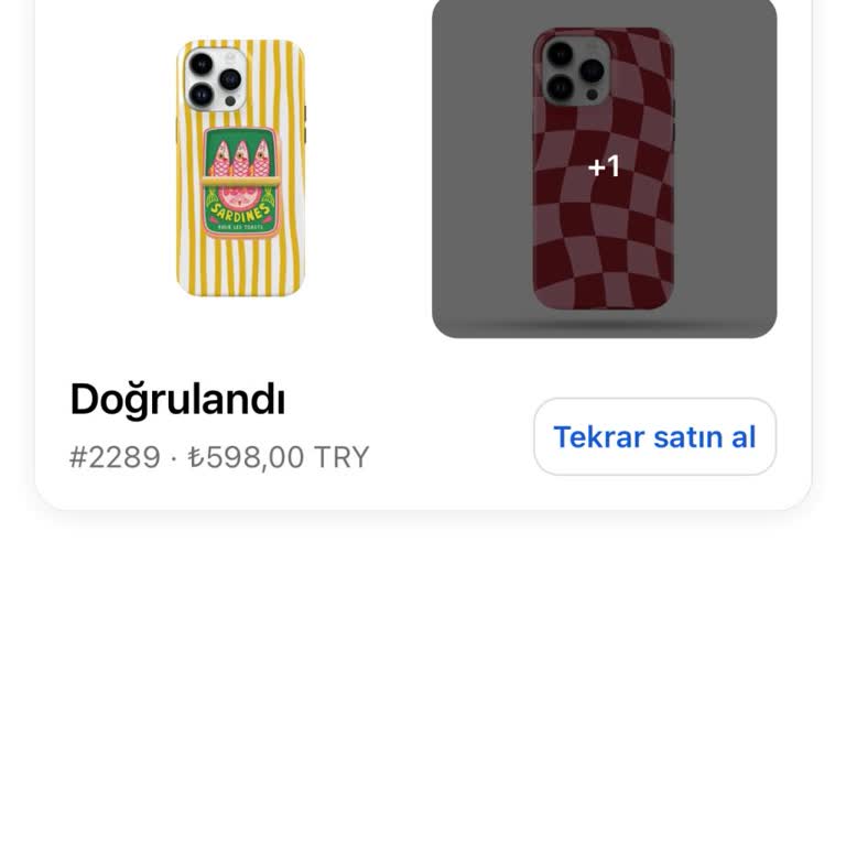 Tay Kılıf Sipariş Takibi Yok Ve 598 TL İade Talebi