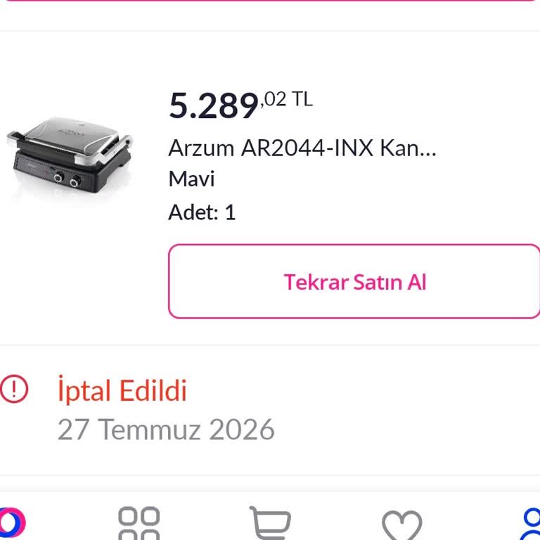 Keyfi Sipariş İptali Ve Uzun Bekletme Sonrası İade Ve Fiyat Farkı Telafisi
