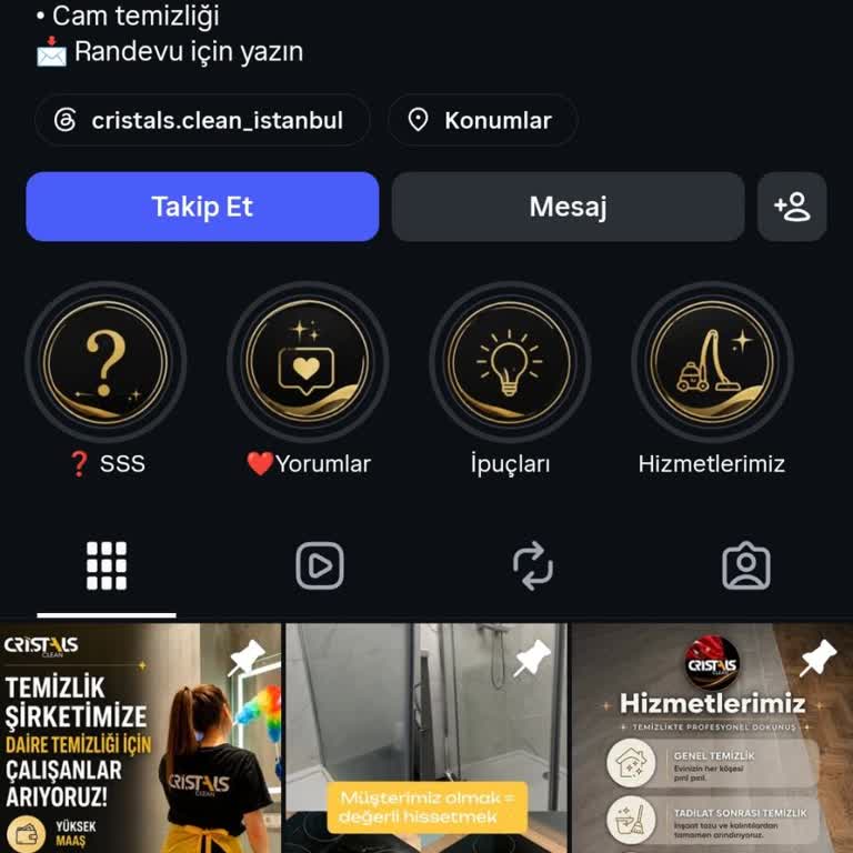 Cristals. Clean_İstanbul Haber Vermeden Randevuya Gelinmemesi