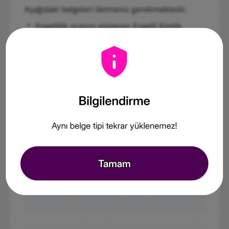 Yanlış Yüklenen Belgeler Silinemiyor Ve Engelli İndirimi Aktif Edilemiyor