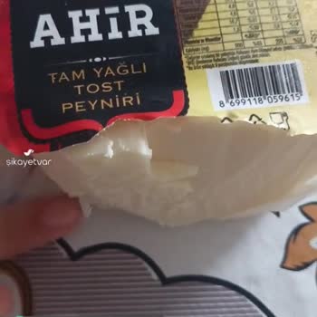 A101 Ahir Tost Peynirinde Plastik Madde Çıktı