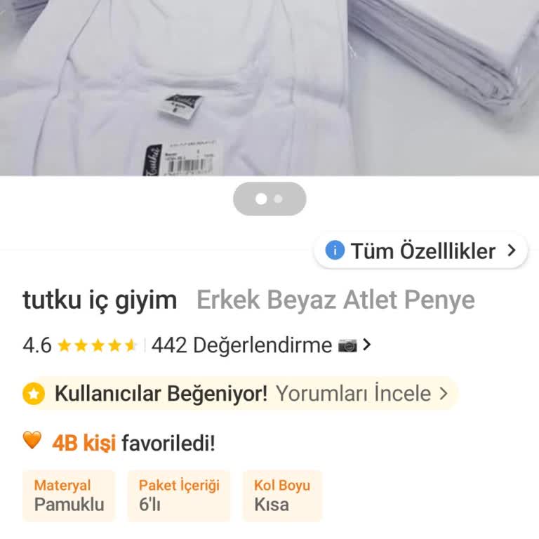 Tutku Elit Mağazasından Gelen Siparişin Bir Paketin Eksik Gönderilmesi