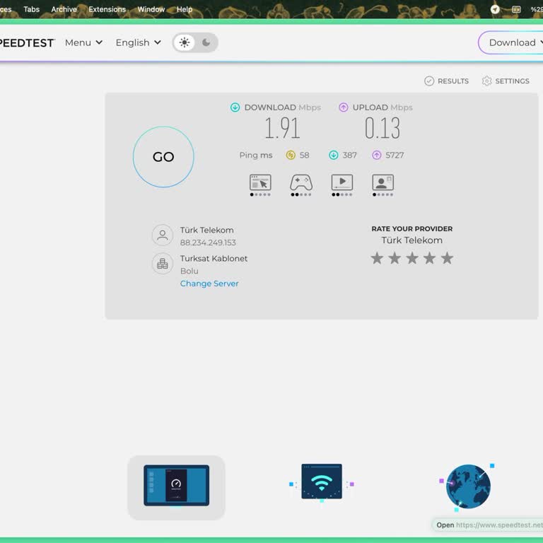 Digiturk İnternet Hızı 1 Mbps, Sürekli Kopma Ve Çözüm Bulunamıyor