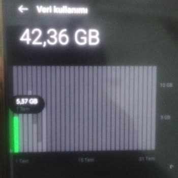 Mobil 60 GB Paketimin Hızla Tükenmesi Ve Detaylı Kullanım Raporu Talebi