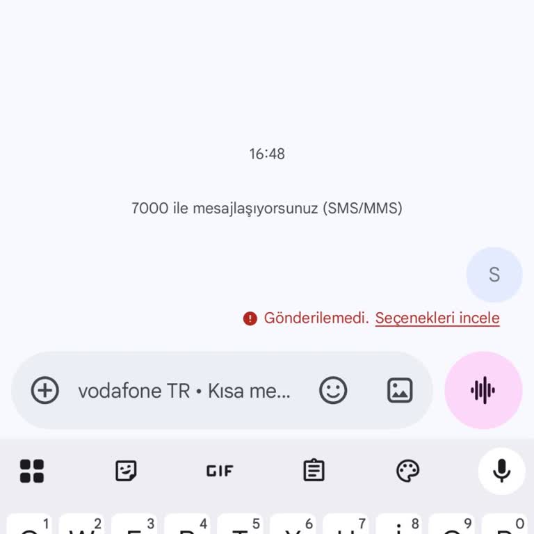 Kısıtlı Hat Nedeniyle 7000’e SMS Gönderemiyorum Ve Uygulama Şifresi Alamıyorum