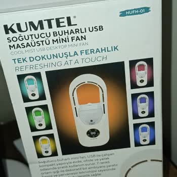 USB Type-C Şarj Girişi Kırılan Kumtel Mini Fan İçin Hemen Değişim Talebi