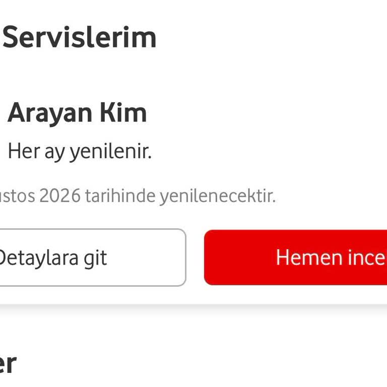 Arayan Kim Aboneliği Aktif Olmadığı İçin Ücret İadesi Talebi