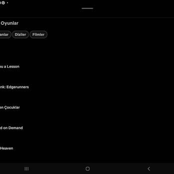 Netflix Listesi Tabletimde Görünmüyor Ve Müşteri Hizmetine Ulaşamıyorum