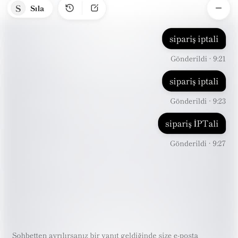 Vivia Sipariş İptali Ve Geri Ödeme Talebinde İletişim Sorunu