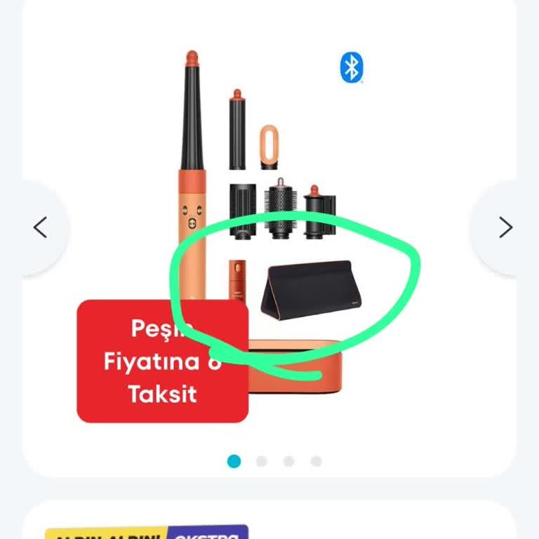A101 Online’da Dyson Saç Şekillendiricide Eksik Seyahat Çantası Ve Saç Spreyi