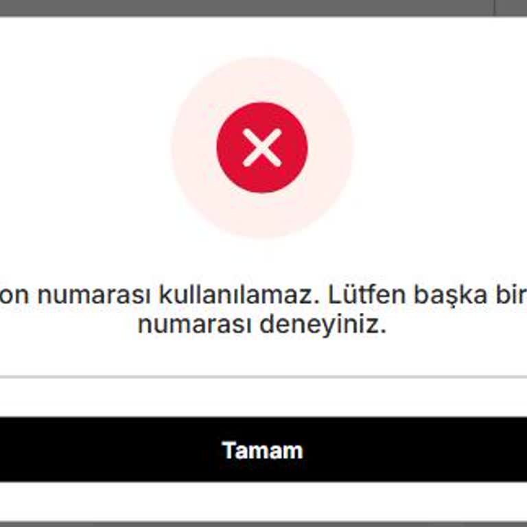 Trendyol GO’da Telefon Numarası Güncelleme Sorunu