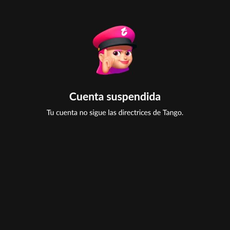 Solicito Reactivar Mi Cuenta Tango Suspendida Injustamente