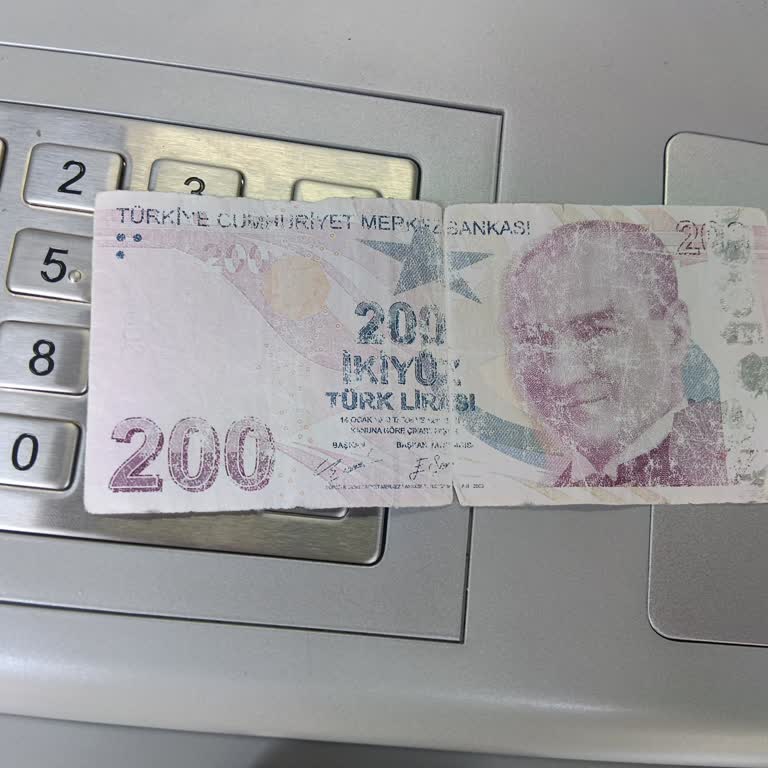 ATM'den Hasarlı 200 TL Banknot Ve Şube Müşteri Hizmetleri Sürecindeki Mağduriyet