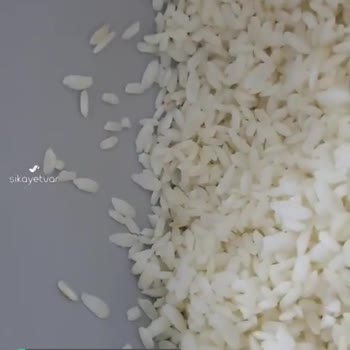 Yayla Paketin İçinde İki Farklı Tip Pirinç Var