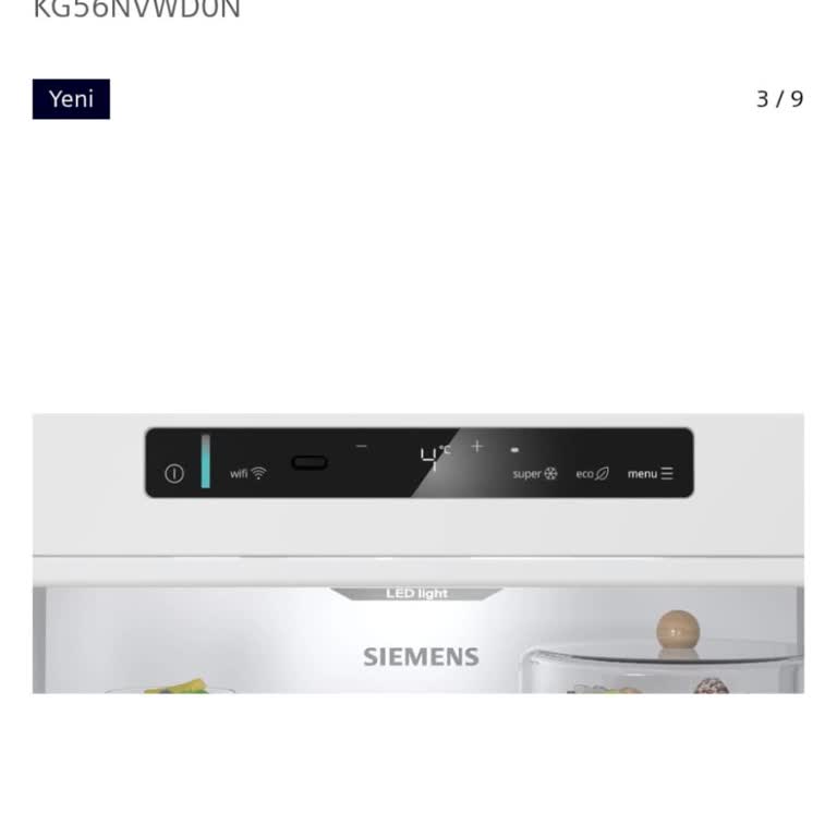 Siemens Buzdolabında Gösterge Ekranı Eksikliği Ve Yanıltıcı Satış