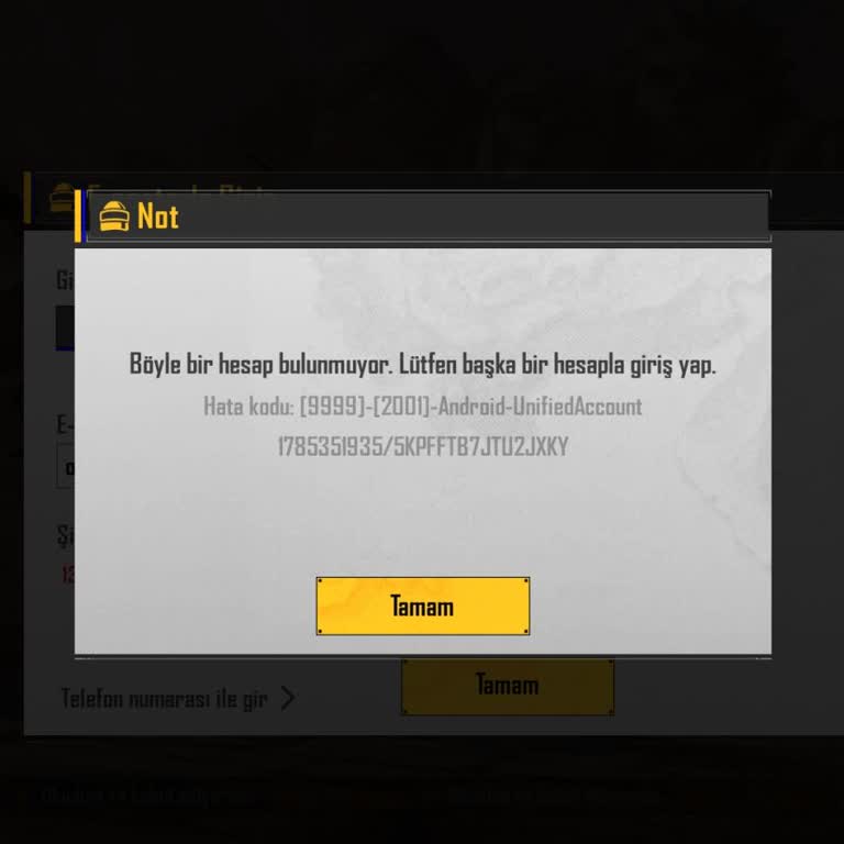 PUBG Mobile Hesabım Erişilemez Durumda İade Ve Güvenlik Talebi